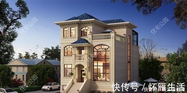 房子|开间10米,进深13米,两层半的农村房子该怎么设计!