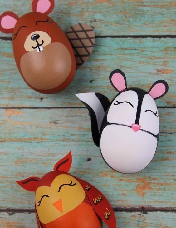 鸡蛋壳&蛋壳创意手工,大人小孩都可以学,只是简单画画,成品非常好看