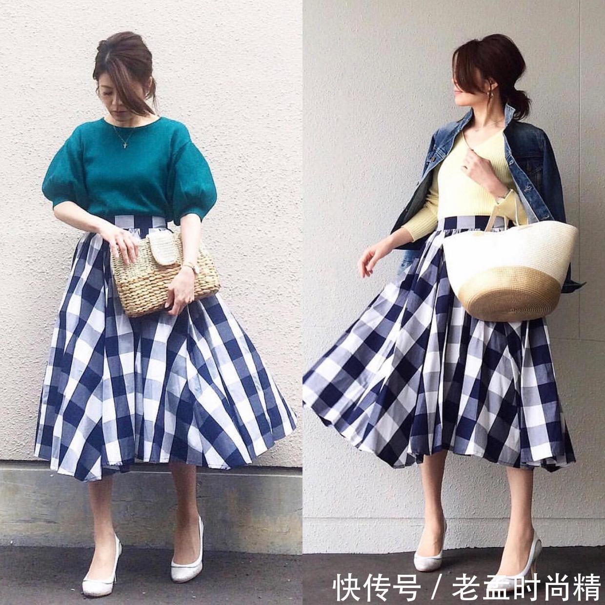 半身裙|早秋不会穿?跟着博主学,让你学会“一衣多穿”,两周穿搭不重样