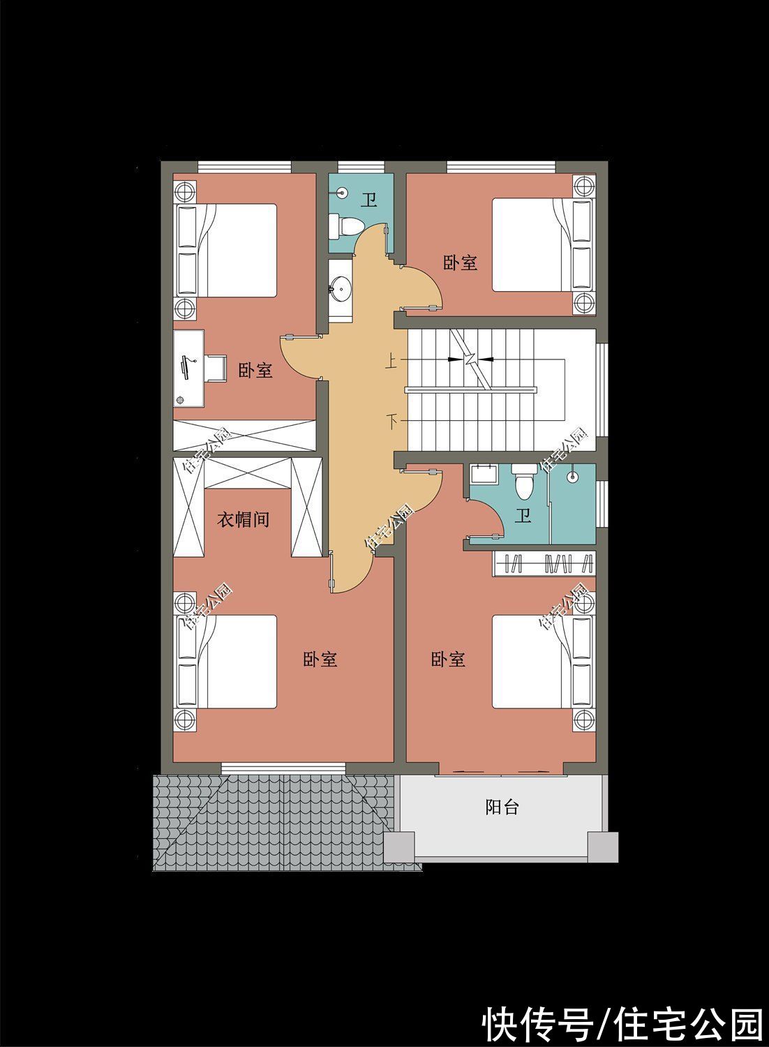 占地面积|面宽8米也能建出大气别墅，10套小面宽图纸，哪套更适合你家？