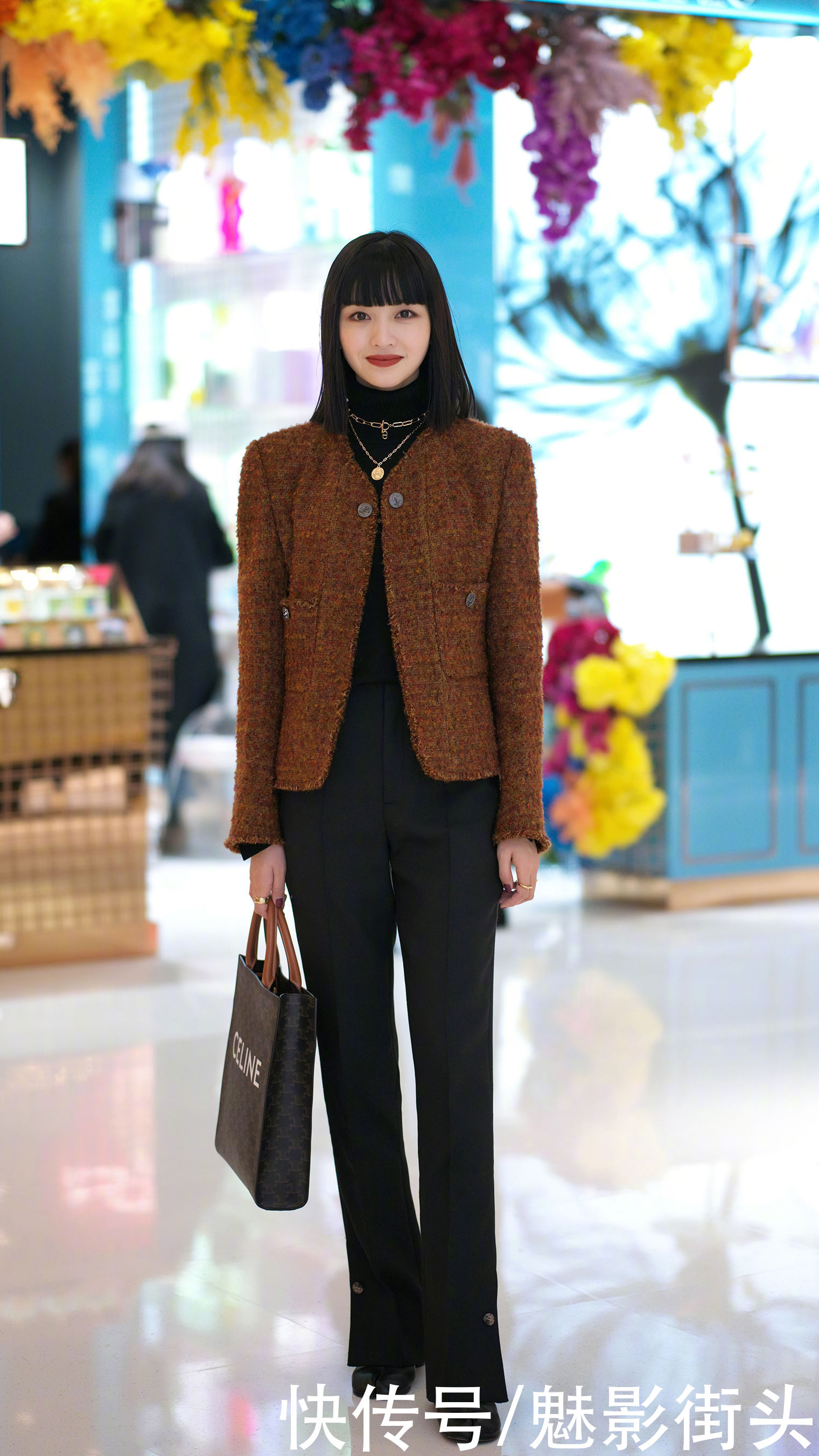 早春选择粗花呢，时髦洋气又暖和，展现优雅气质与高级感