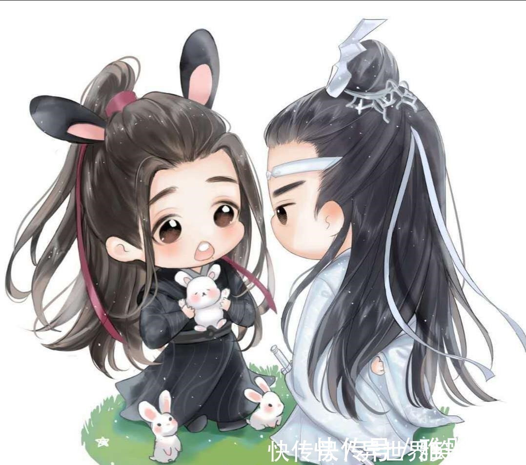 温晁&魔道祖师魏无羡和蓝忘机的三观超级合拍，言行举止都神同步！