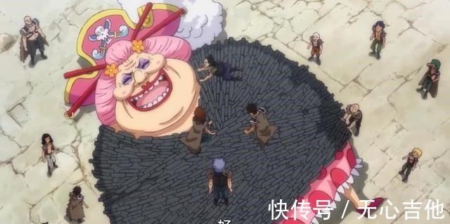 炸弹|海贼王947集奎因被大妈吓哭，火速逃离，采石场靠疫灾弹控场