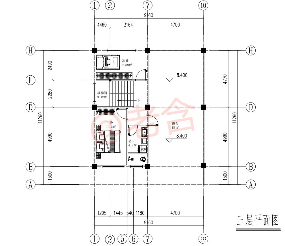 农村|99米小户型农村三层别墅，简约现代，实用性高，造价仅15万