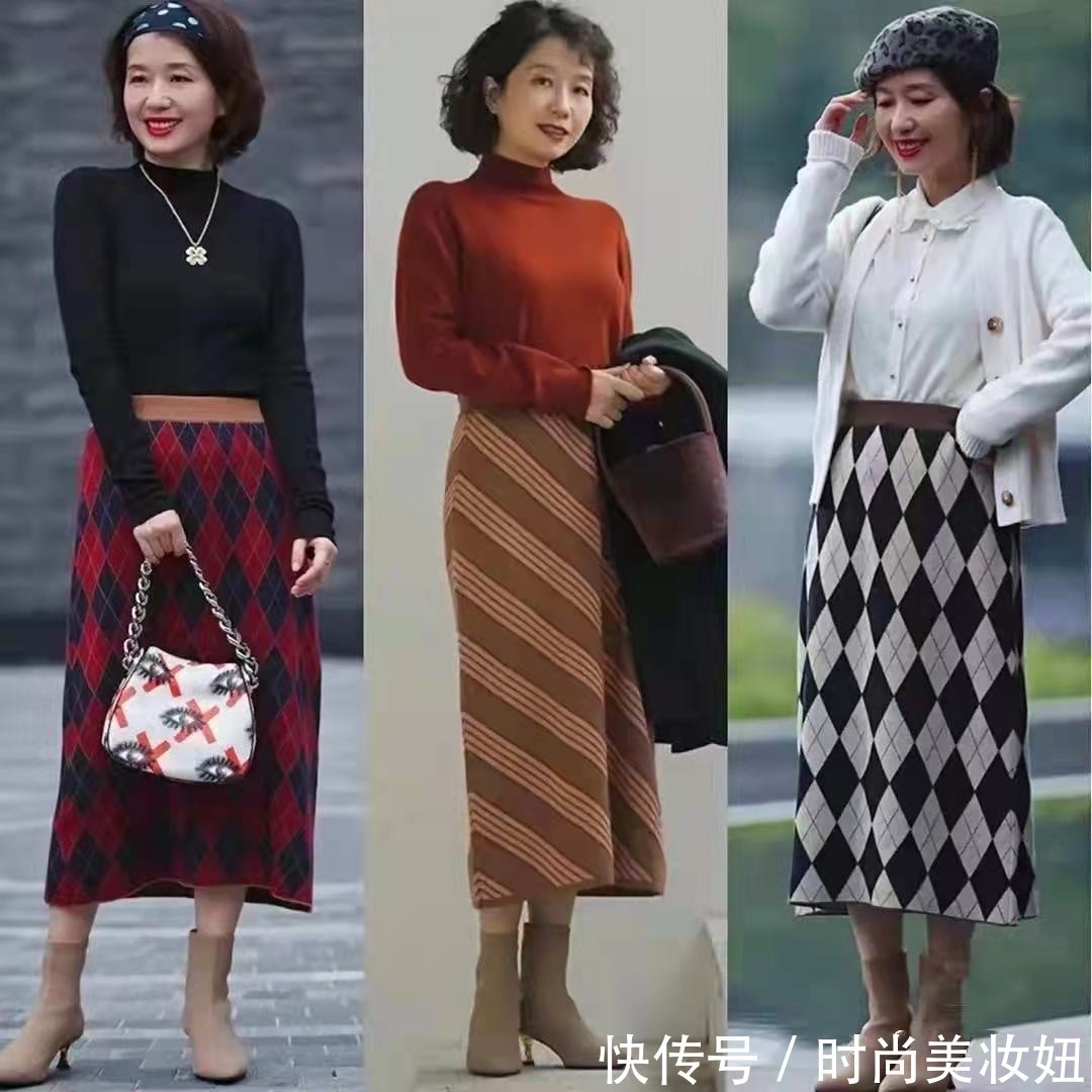 扮嫩|40+女人气质好也别“扮嫩”，学她这样穿，既优雅又洋气减龄