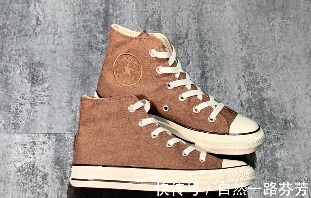 羊毛 Converse All Star 匡威系带秋冬羊毛尼龙布