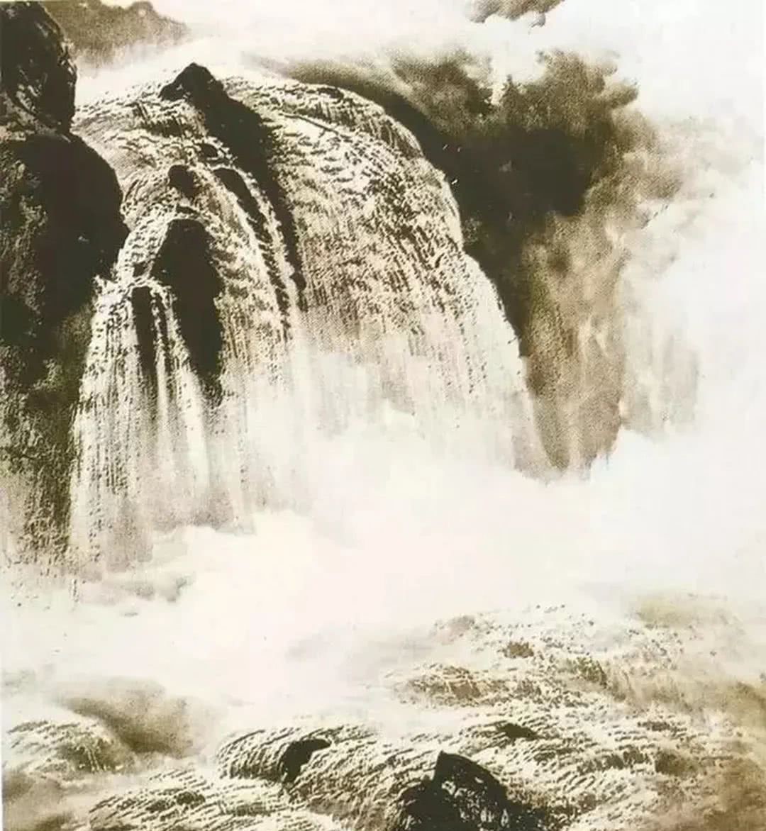 郭熙@山水画的两种点缀，云水描绘该如何入笔？韵律节奏在于此