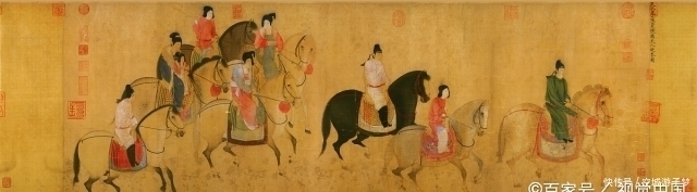 虢国夫人游春图|古画真假对比:画家们巧夺天工的临摹之作,有的赝品还被当成真迹