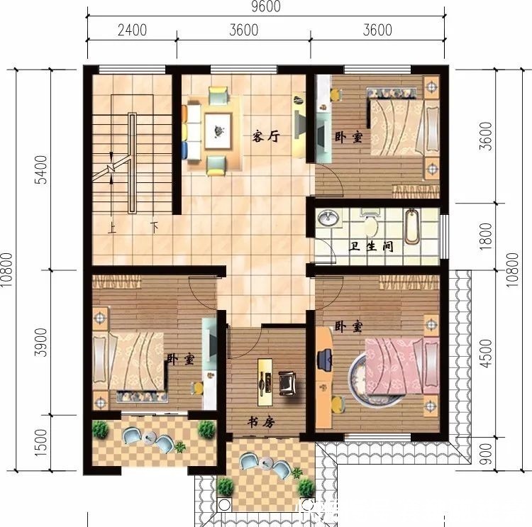 一厅|经典农村别墅回顾，第一栋平屋面施工易，第二栋造价30万左右