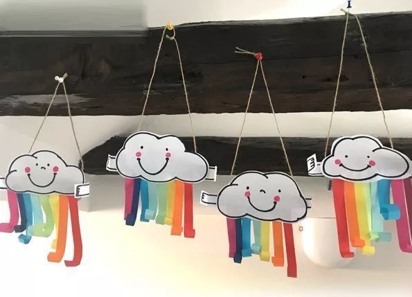 七色|和孩子一起制作七色彩虹挂件,挂在小房间,赏心悦目