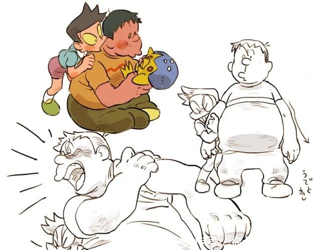 哆啦A梦当主角们步入中学,静香出木衫同校,大雄选绿衣服讲究