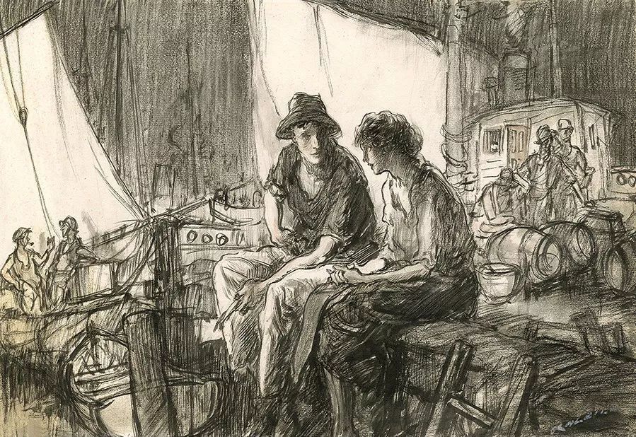 上流社会@美国最伟大的插画家,记录了上流社会的男男女女纸醉金迷的情景