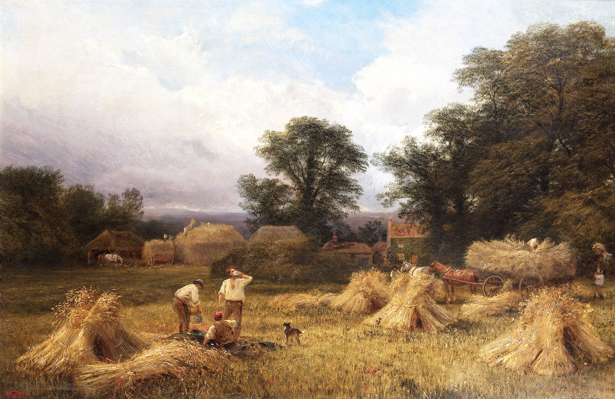 艺术学院@很美的写实风景,英国画家George Vicat Cole