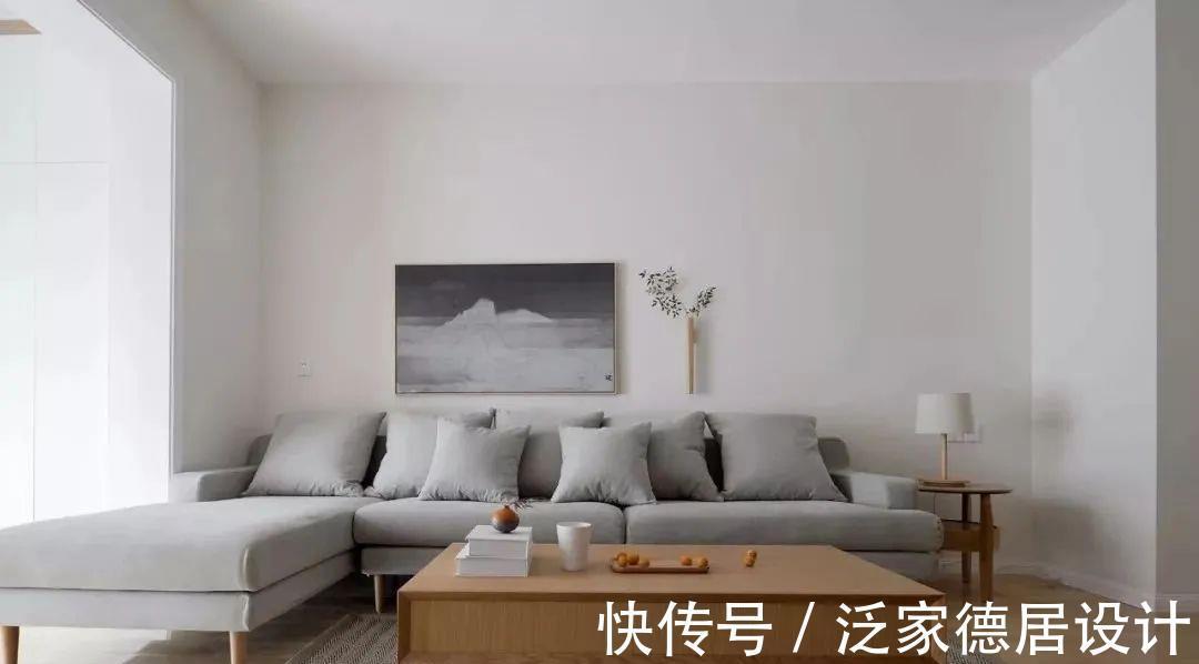 麻质地毯|90平日式三居室新房,温和淡雅!