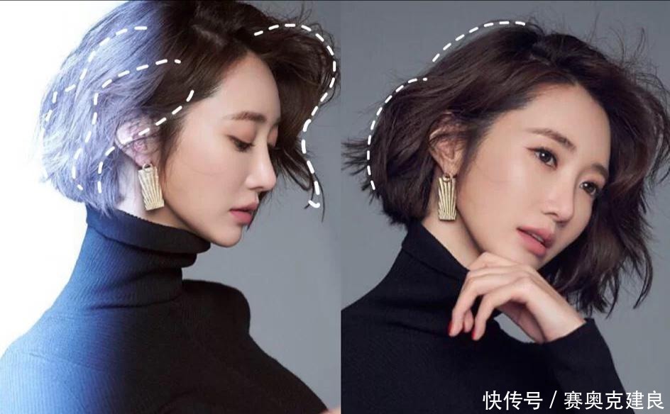 长脸最适合的9款短发，简单利落提气质，还能修饰脸型