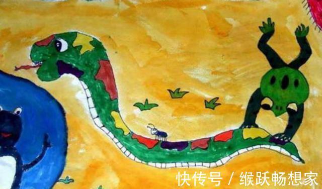 心理健康|4岁女儿画“蛇”得了奖,孩子妈妈还在沾沾自喜,小姨快报警