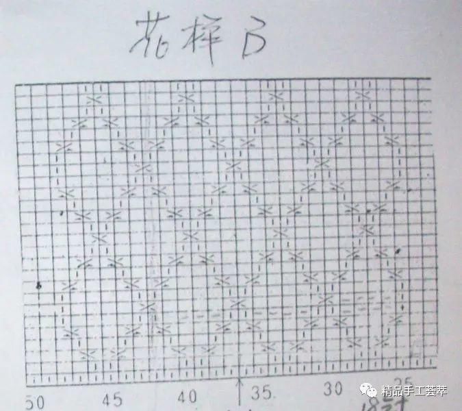 美丽的“绞花”长袖套衫编织花样图解