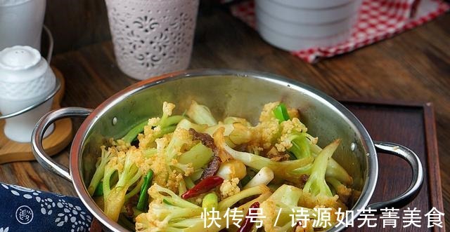 营养|酱油肉炒花菜，营养丰富，好吃下饭！