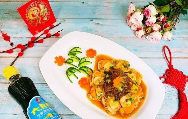 超市冻扇贝粉丝蒸多久