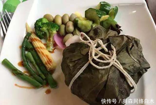  风味|荷叶碧绿，饭团松散，独特风味的广式荷包饭