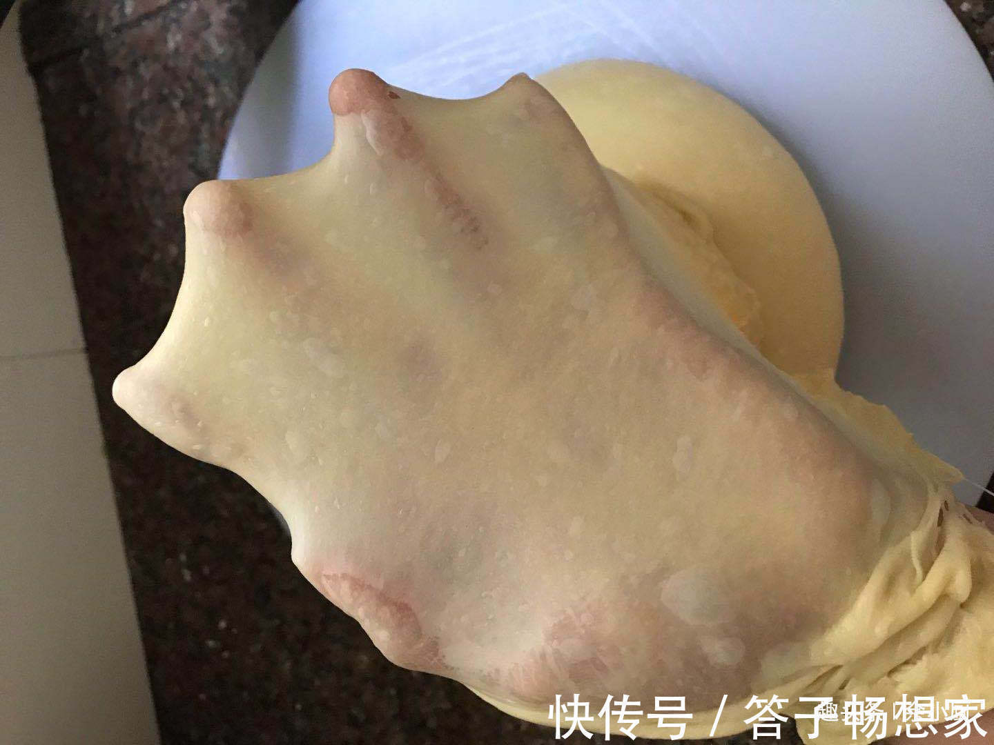 黄油|做面包时,不用烤箱,多加一步就能快速揉出膜,蒸好的面包松软拉