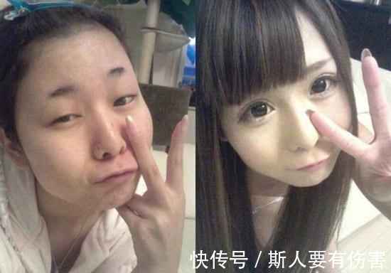 女生|女生化妆前后对比，以后还能相信画完妆的妹子吗？