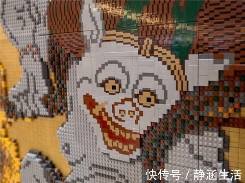 三井&日本乐高大神用5万零件还原名画,打造浮世绘3D立体版