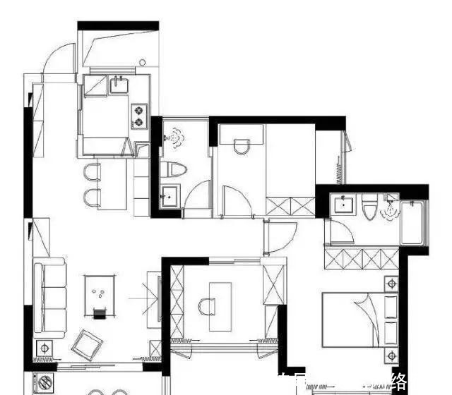 简约|110平米简约风格之家,略带北欧风格的小清新,时尚大气!