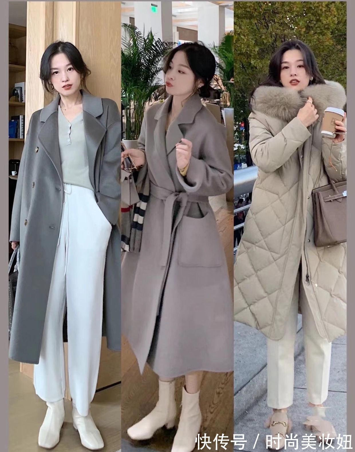 穿搭|1米58的小个子就该这样穿,保暖不臃肿,照着穿显高又时髦洋气