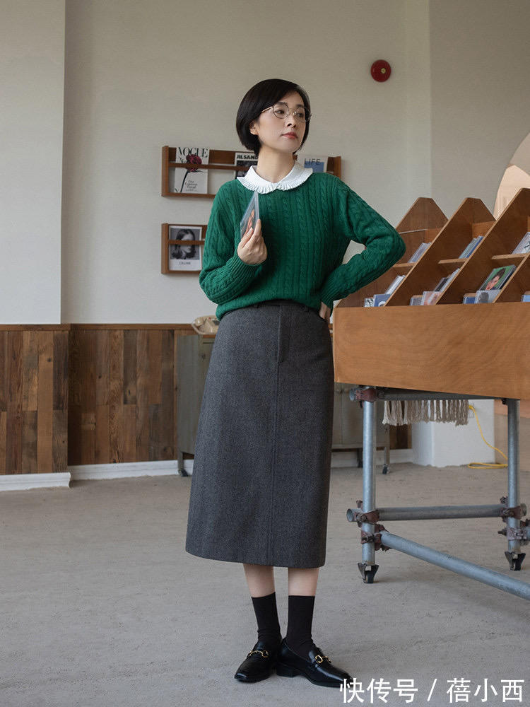 半身裙 冬季也要学会穿“半身裙”,这5个实用款,搭配毛衣优雅到骨子里