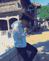 |搞笑GIF:相个亲居然没看清对方长啥样!