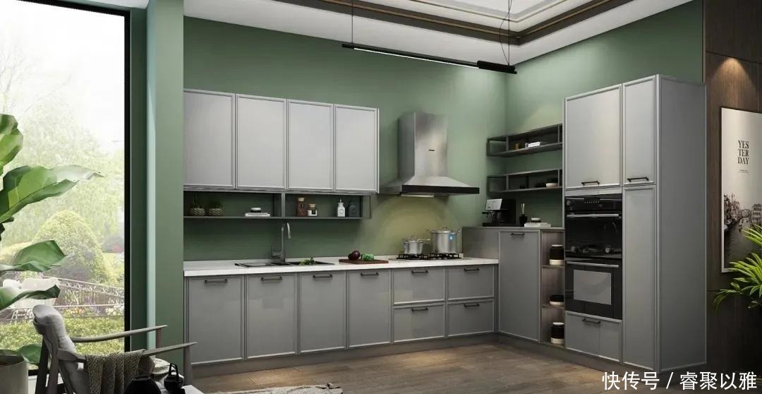 ps|看上去一尘不染的厨房，大家都用了这几种配色~