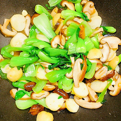 上海青|香菇炒上海青