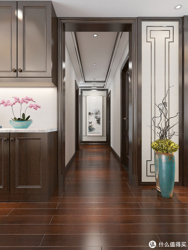 长沙|长沙夫妻130平米的新中式风格,客厅韵味十足,细节之处尽显品味