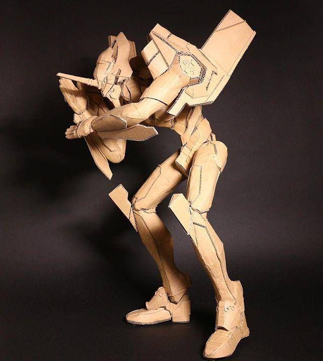 星球大战#日本妹子将废弃纸板做成模型,是可以被称为杰作的艺术品
