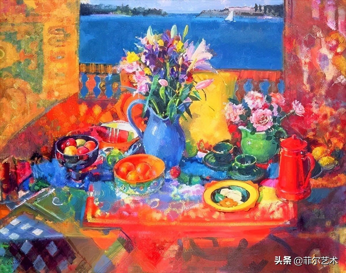 色彩!「油画欣赏」生动鲜明的色彩,一种独特的华丽风格