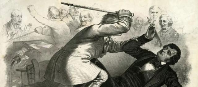 美国|美国“国会”打架不简单!不仅是拳脚相向,还得动刀动枪