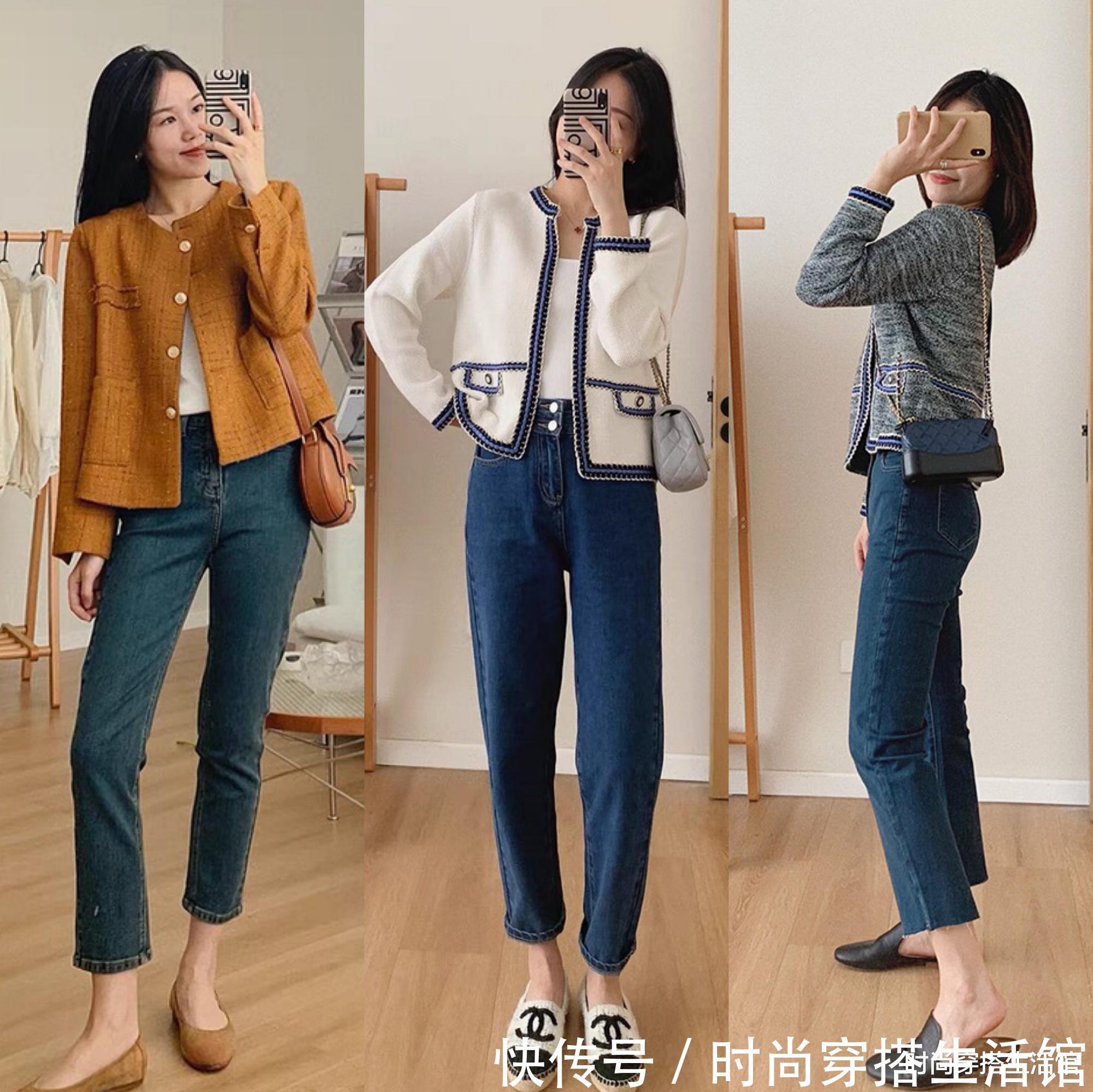 套头 降温后不要穿得太老气,今年流行这样穿,简约高级还保暖