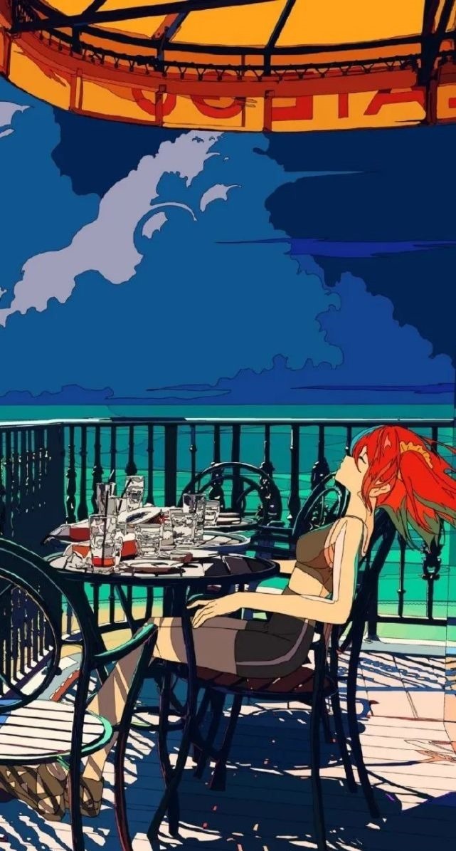 插画|画风和色调都十分独特的少女插画