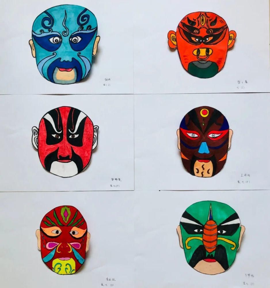  中学|羲城中学英才部举行戏曲脸谱画展