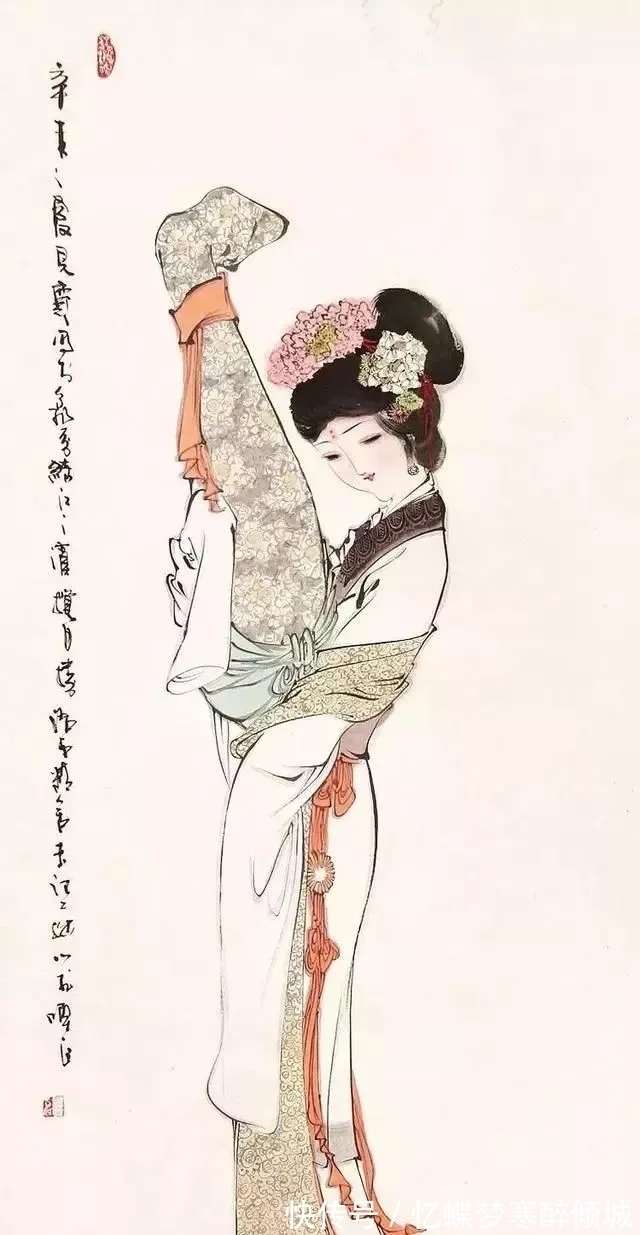 国画#方见尘的国画,构图简朴、墨少意多、意境空灵、超尘拔俗见称