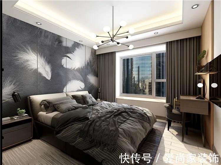 灰白+原木,简约风爱好者看过来|爱尚家装饰装修效果图 | 灰白+