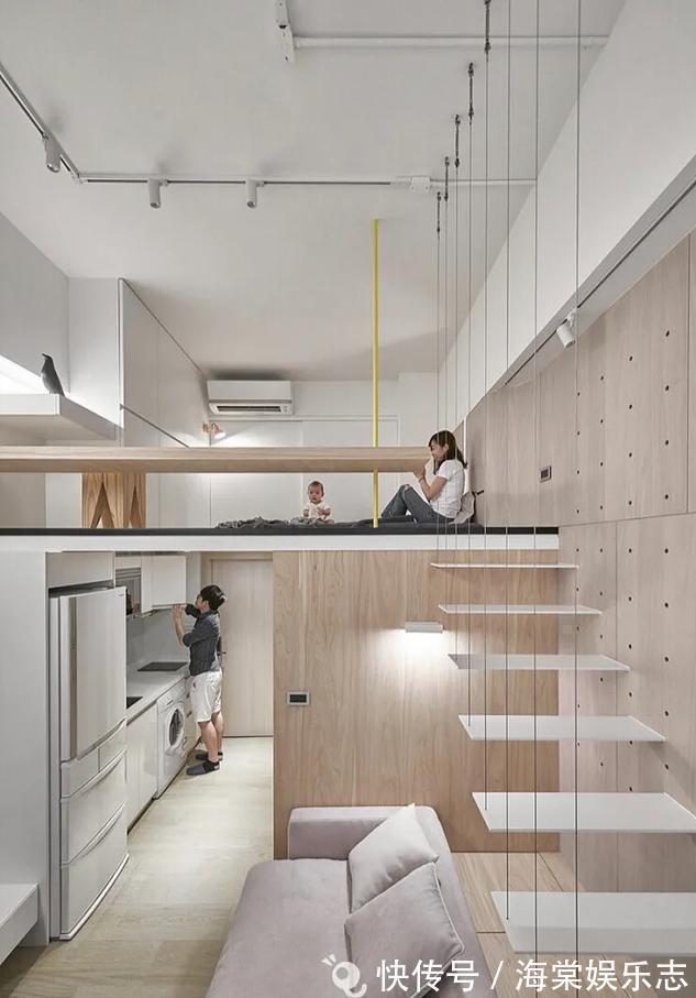 空间|一家三口人住16㎡的家，连床都没有，他们却说舒服得很！