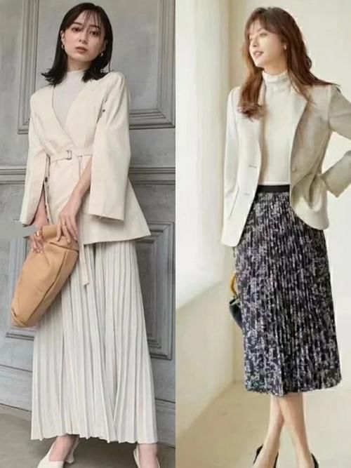 印花款 不想穿得太老气,试试搭配百褶裙,这才是优雅女人该有的打扮