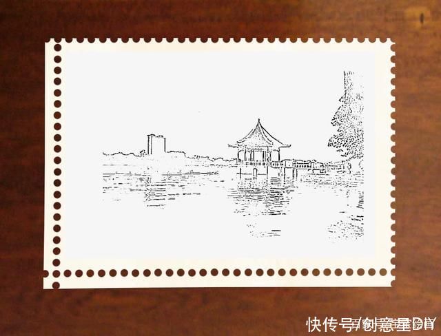 风景|风景宜人的大明湖，还可以这样画出来