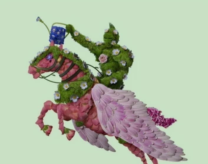 花卉&他拿花瓣、树叶随便一剪一贴就卖23万!网友:买过的人都说“值”