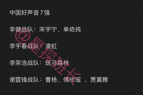 质疑|中国好声音：九强诞生后七人遭质疑，但下一轮9进7争议会更大