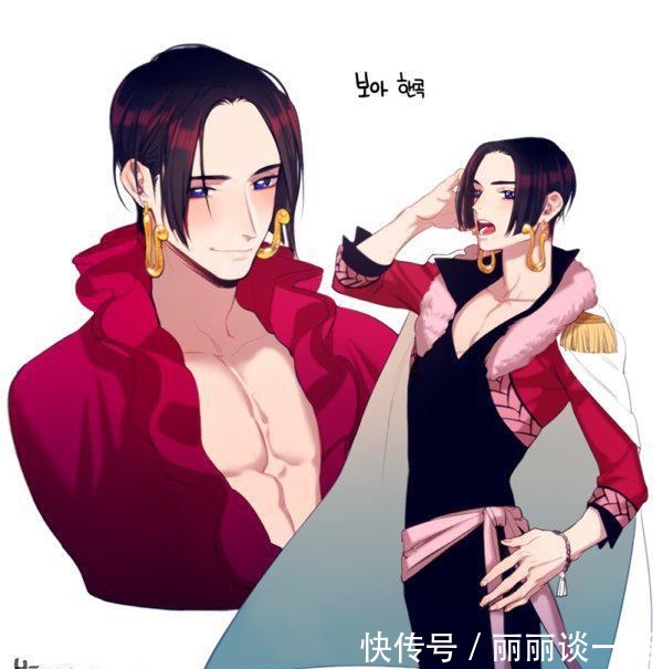 美男|性转之后的《海贼王》女神,娜美是阳光帅哥,女帝变成短发美男!