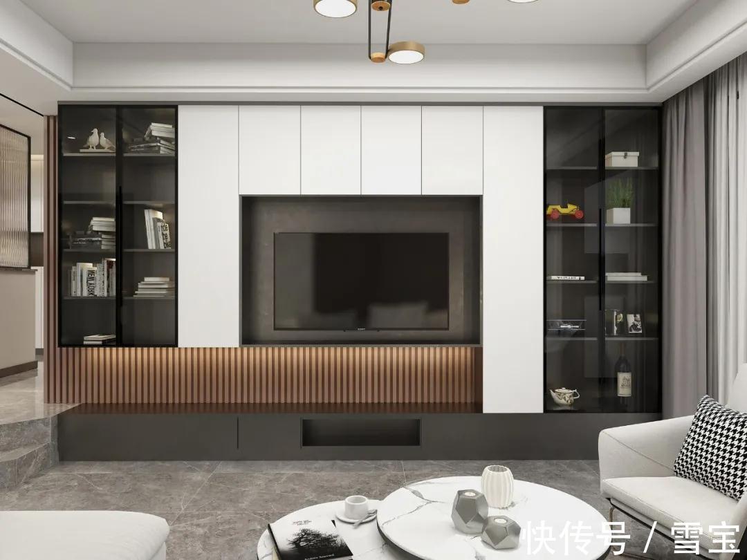 雪宝|板材十大品牌:定制高颜值电视柜,就该这么装!
