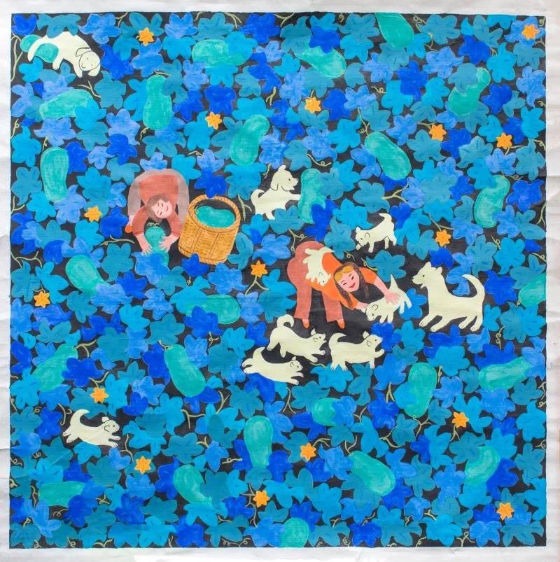 龙腾狮舞|文化走亲 云端悦展 嘉善姚庄农民画颂新时代